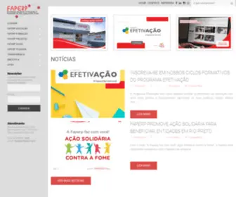 Faperp.org.br(Fundação de Apoio à Pesquisa e Extensão de São José do Rio Preto) Screenshot