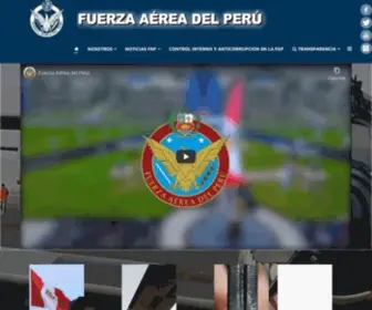 Fap.mil.pe(La Fuerza Aérea del Perú (FAP)) Screenshot