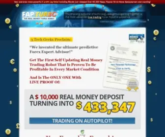 Fapturbo2.com(FAPTURBO 2 First Real Money Forex Trading Robot) Screenshot