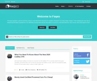 FaqEo.com(Faqeo) Screenshot