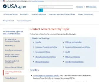 Faq.gov(Frequently Asked Questions) Screenshot