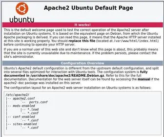 FaqMan.nl(Apache2 Ubuntu Default Page) Screenshot