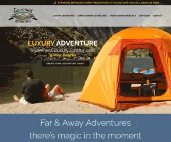 Far-Away.com(Far and Away Adventures Luxury River Trips) Screenshot