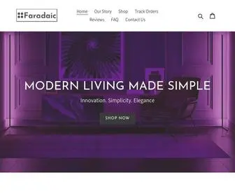 Faradaic.co.uk(Modern Living Advanced LED corner Light) Screenshot