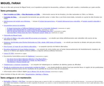 Farah.cl(Miguel Farah) Screenshot