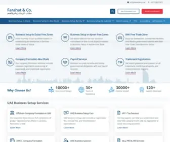 Farahatco.net(Business Setup Consultants in Dubai) Screenshot