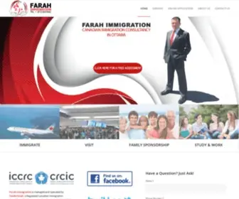 Farahimmigration.com(FARAH IMMIGRATION) Screenshot