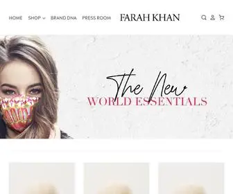 Farahkhan.com(New World Fashion Essentials) Screenshot