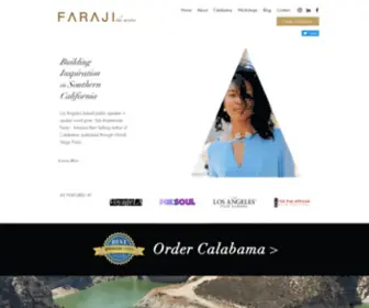 Farajithewriter.com(Website) Screenshot