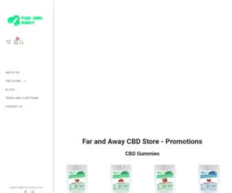 Farandawayshop.com(Far and Away) Screenshot