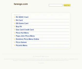 Farango.com(Shop for over 300) Screenshot