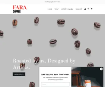 Fararoasters.com(FARA COFFEE ROASTERS) Screenshot