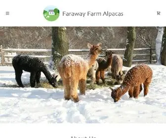 Farawayfarmalpacas.com(Faraway Farm Alpacas) Screenshot