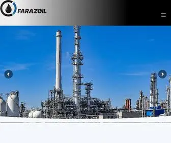 Farazoil.com(Petroleum Products Farazoil) Screenshot