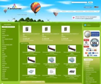 Farbtoner.com(Farbtoner Toner Cartridges for printers) Screenshot