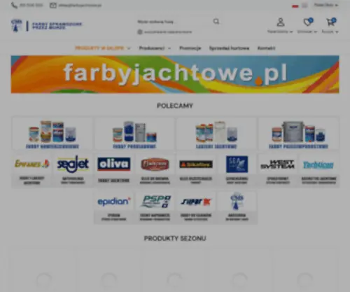 Farbyjachtowe.pl(Sklep żeglarski) Screenshot