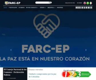 Farc-EP.co(Fuerzas Armadas Revolucionarias de Colombia Ejercito del Pueblo) Screenshot