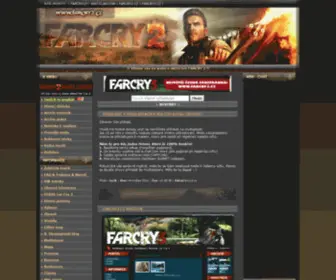 Farcry2.cz(OBSÁHLÝ WEB O AKČNÍ HŘE) Screenshot