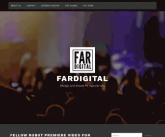 Fardigital.com(Indie Music PR Firm) Screenshot