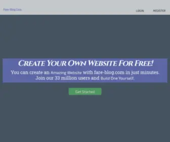 Fare-Blog.com(Free website builder) Screenshot