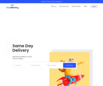 Faredelivery.com(Same day delivery) Screenshot