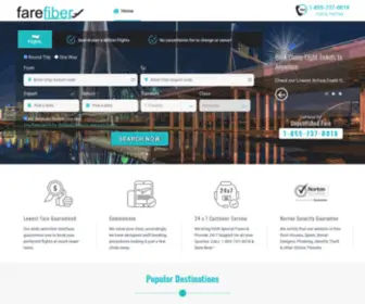 Farefiber.com(Find Cheap Flights) Screenshot