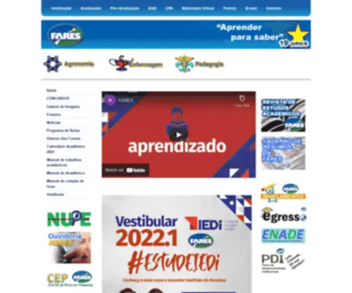Fares.edu.br(Fares) Screenshot