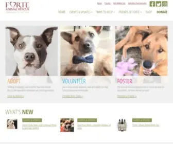 Farescue.org(Forte Animal Rescue) Screenshot