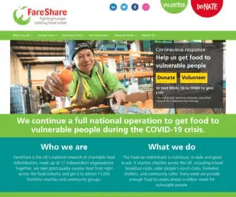 Fareshare.org.uk(Fareshare) Screenshot