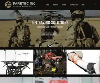 Faretec.com(This page instroduces you to the FareTec Inc. core principles and product options) Screenshot