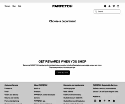 Farfetch.com(Shoppen bij Farfetch) Screenshot