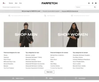 Farfetchos.com(Shoppen bij FARFETCH) Screenshot