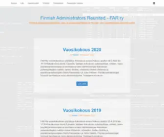 Far.fi(Finnish Administrators Reunited) Screenshot