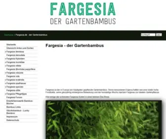 Fargesia.de(Der Gartenbambus) Screenshot