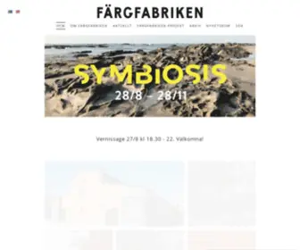 Fargfabriken.se(Möten och experimentell verksamhet inom konst) Screenshot