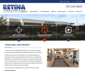 Fargoretina.com(Retina Consultants) Screenshot