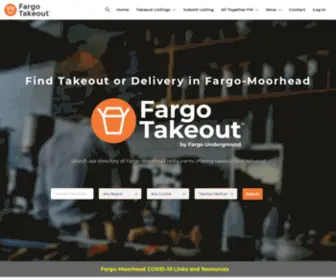 Fargotakeout.com(Fargo-Moorhead Restaurant Takeout & Delivery Guide) Screenshot