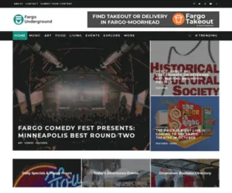 Fargounderground.com(The Best of Downtown Fargo) Screenshot