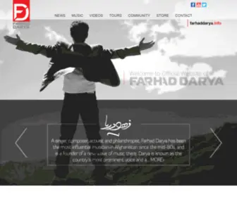 Farhaddarya.info(Farhad Darya) Screenshot