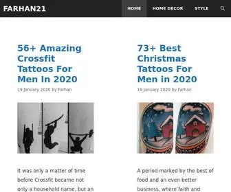Farhan21.com(Farhan 21) Screenshot