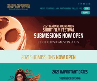 Farhangfilmfest.org(Farhang Film Festival) Screenshot