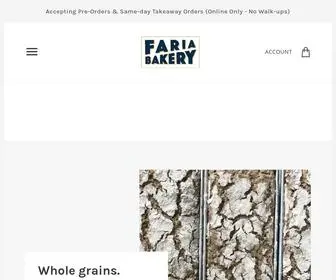 Fariabakery.com(Faria Bakery) Screenshot