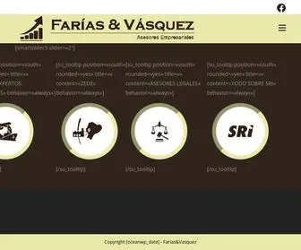 Fariasyvasquez.com(Su Ceunta ha sido suspendida) Screenshot