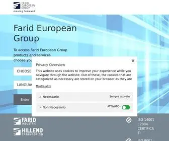 Farideuropeangroup.com(Farid European Group) Screenshot