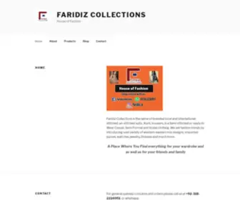 Faridizcollections.com(House of Fashion) Screenshot