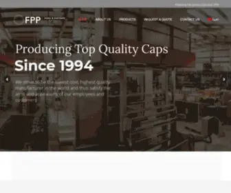 Faridplastics.com(Highest Quality Plastic Caps) Screenshot