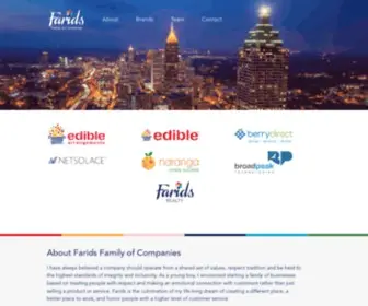 Farids.com(Family of Companies) Screenshot