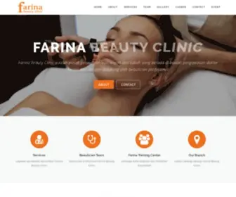 Farinabeautyclinic.com(Farina Beauty Clinic) Screenshot