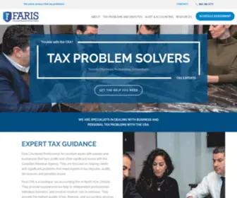 FariscPa.com(Faris CPA) Screenshot