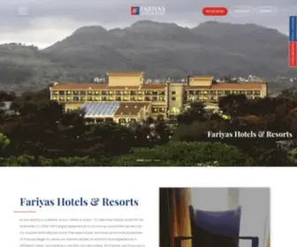Fariyas.com(Fariyas Hotels &amp; Resorts) Screenshot